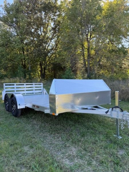 New 2026 Sport Haven 7x14 Aluminum Utility Trailer No Rails
