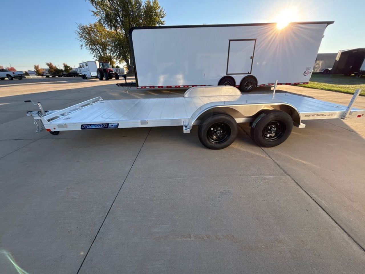 New 2026 Aluma 8218ESA-TA-EL-R-RTD Utility Trailer