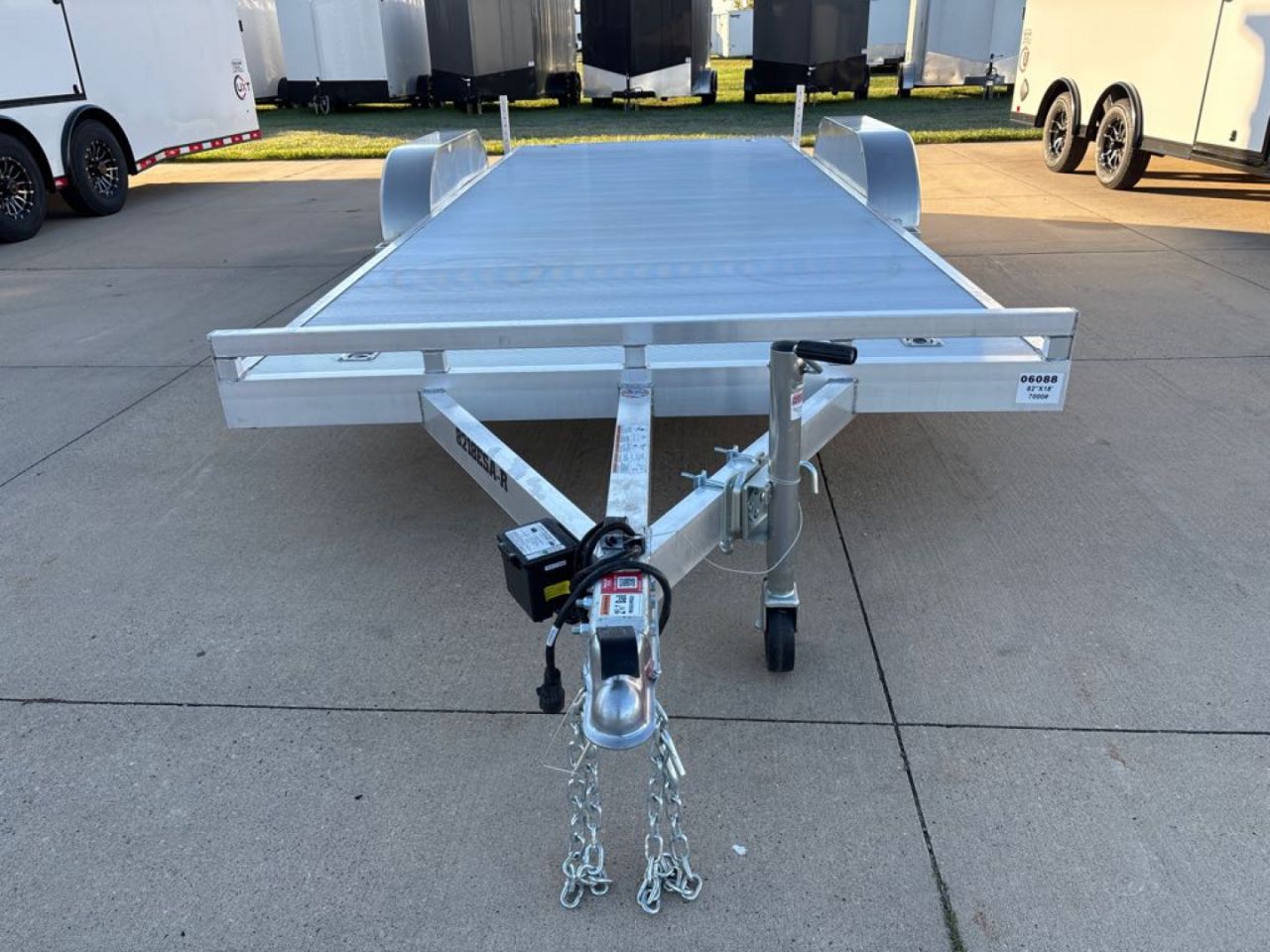 New 2026 Aluma 8218ESA-TA-EL-R-RTD Utility Trailer