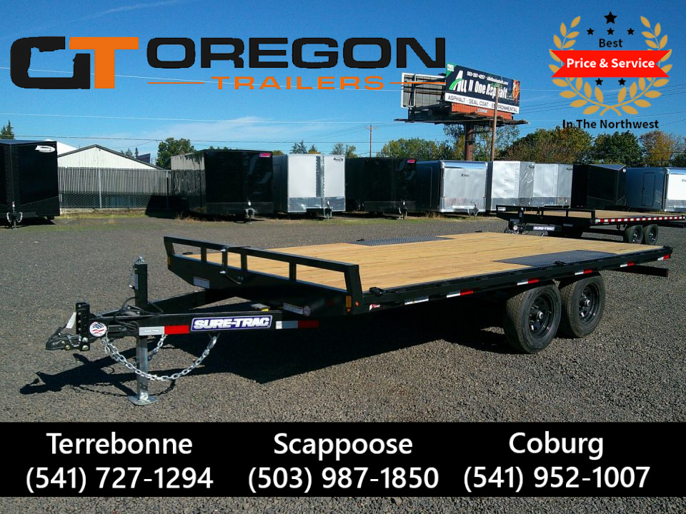 New 2026 Sure-Trac 8.5x16 10k Deckover Trailer