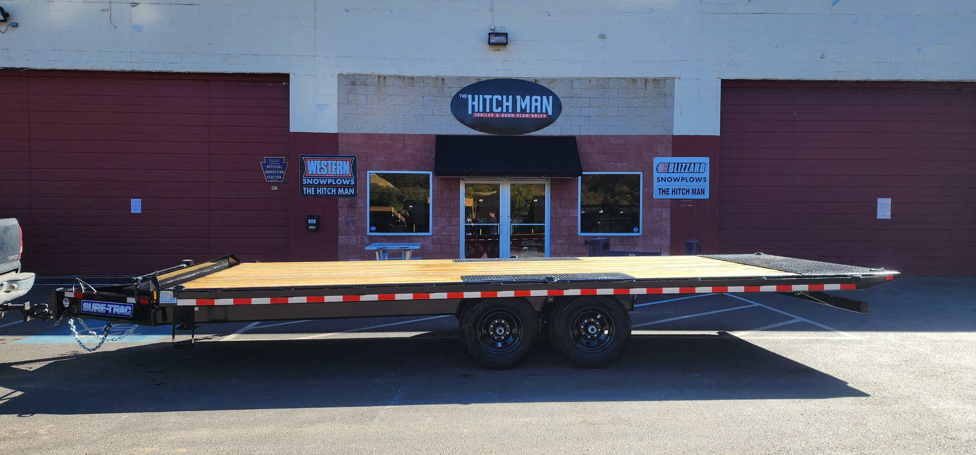 New 8.5 x 22 Sure-Trac HD Power-Tilt Deck Over Equipment Trailer 15K