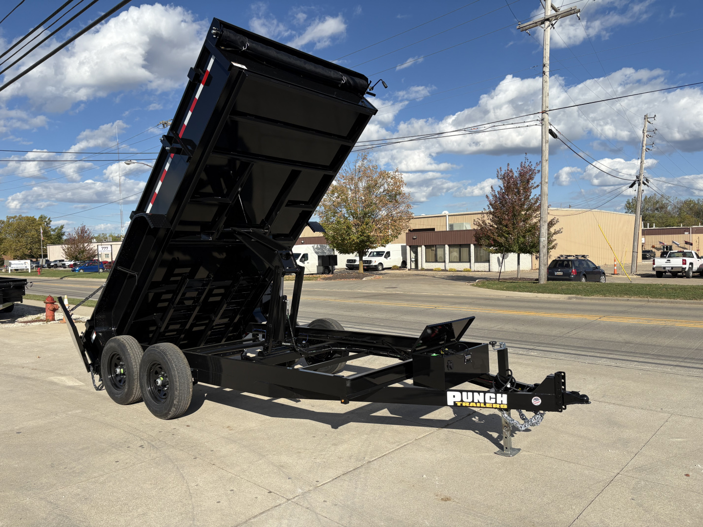 New 2026 Punch 83"X14' SCISSOR 14K DUMP Dump Trailer