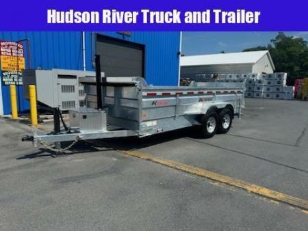 New 2024 K-Trail D8216-141 7X16 TA Dump Trailer