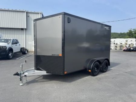 New 2025 Nitro Trailers 7X12 TA *CHARCOAL W/ BLACK