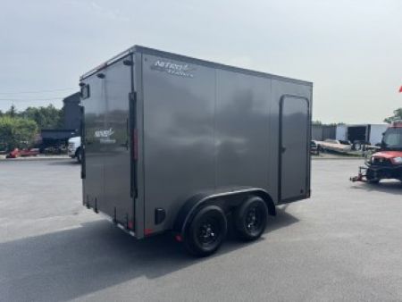 New 2025 Nitro Trailers 7X12 TA *CHARCOAL W/ BLACK
