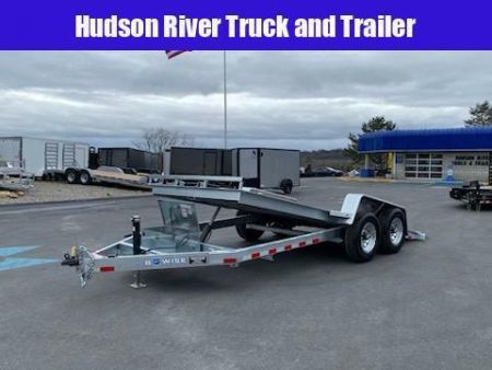 New 2025 BWISE HT18-14 7X18 TA Equipment Trailer-TILT