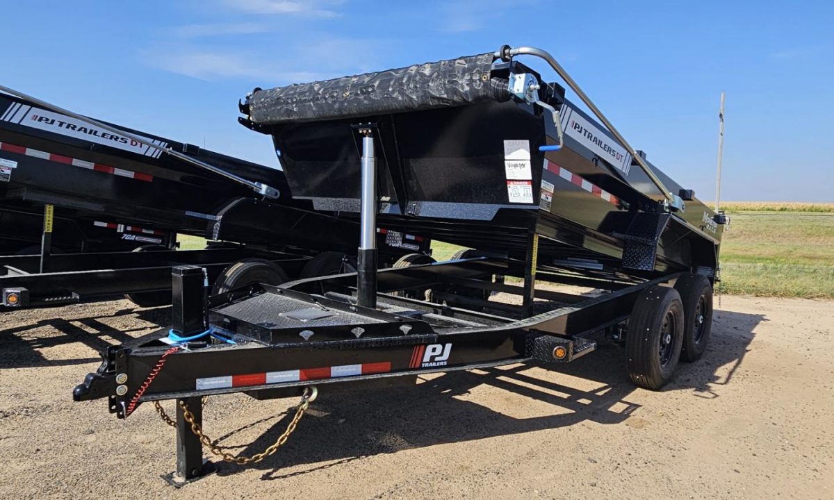 New 2027 PJ Trailers 83" x 14' Telescopic Dump Trailer w/Voyager Package