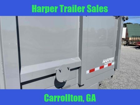New 2025 TUFFDUMP 14K 7X16 DUMP TRAILER 4' WALLS