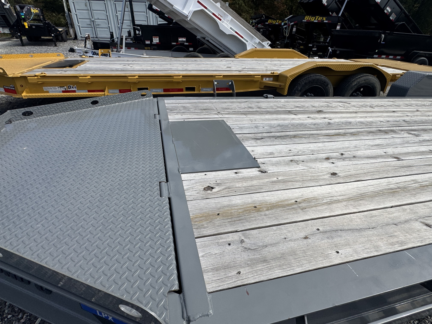 New 2025 Diamond C LPX208 22’ EQUIPMENT TRAILER, WINCH PLATE, MAX RAMPS 18K GVWR