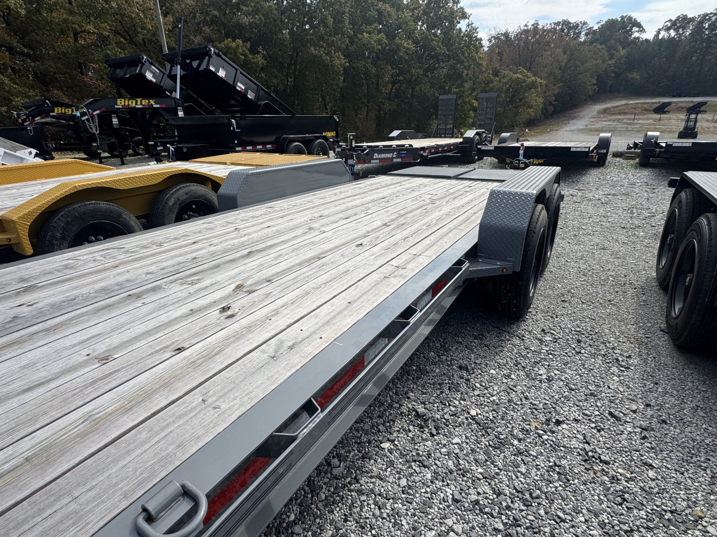 New 2025 Diamond C LPX208 22’ EQUIPMENT TRAILER, WINCH PLATE, MAX RAMPS 18K GVWR
