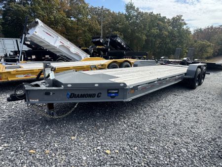 New 2025 Diamond C LPX208 22’ EQUIPMENT TRAILER, WINCH PLATE, MAX RAMPS 18K GVWR
