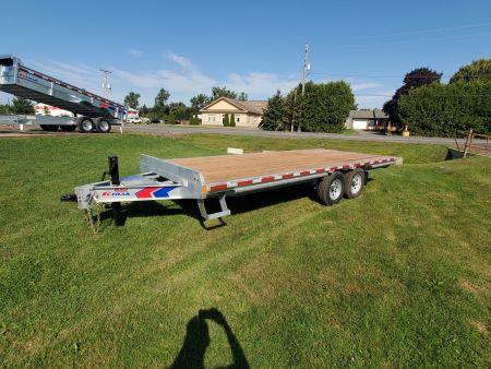 New 2027 CANADIAN MADE K-Trail 20' 7 Ton Deckover Flatbed Trailer