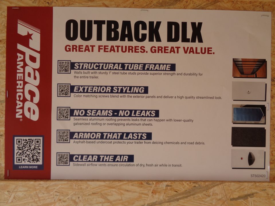 New 2026 Pace American KP-DX6008-030 Cargo / Enclosed Trailer