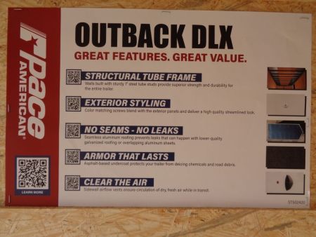 New 2026 Pace American KP-DX6008-030 Cargo / Enclosed Trailer