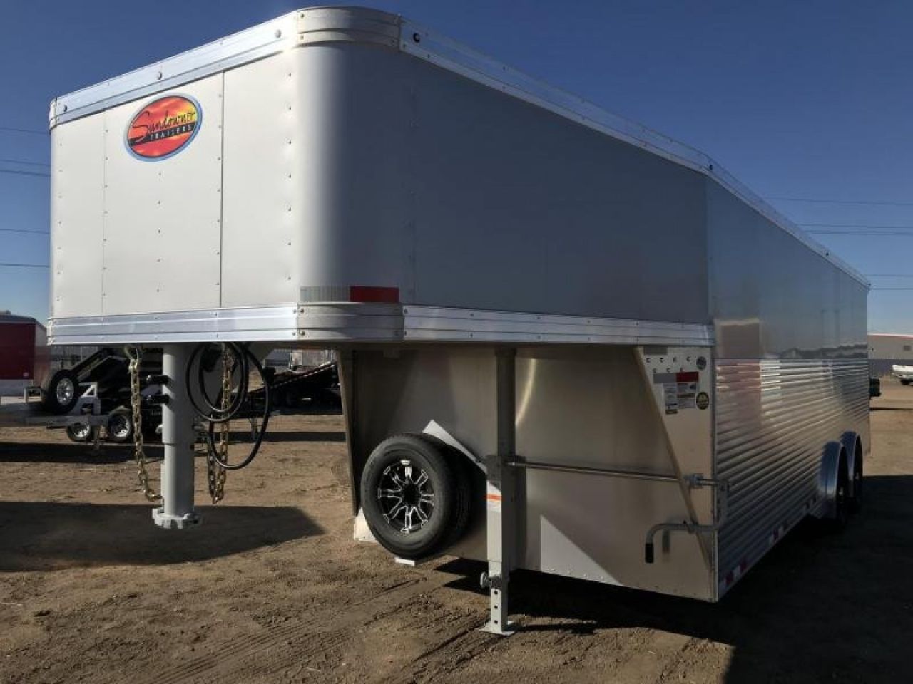 New 2024 Sundowner Trailers Gooseneck 28 foot cargo All Aluminum Cargo / Enclosed Trailer