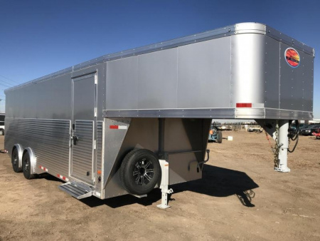 New 2024 Sundowner Trailers Gooseneck 28 foot cargo All Aluminum Cargo / Enclosed Trailer