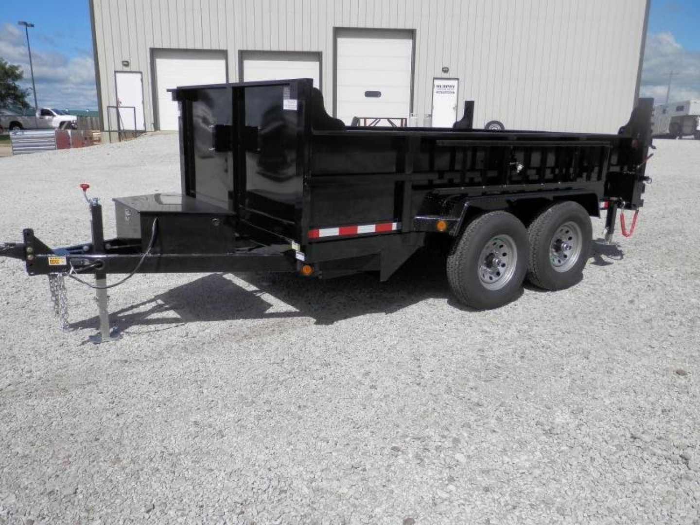 New 2026 Quality Steel and Aluminum 83"x12' Dump Trailer