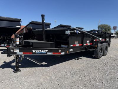 New 2026 Top Hat Trailers DX14-16x83 Telescopic Lift Dump Trailer