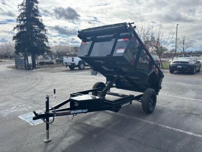 New 2026 Iron Panther 5x8x2 Single Ram Dump Trailer 2,995 GVWR