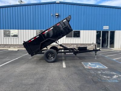 New 2026 Iron Panther 5x8x2 Single Ram Dump Trailer 2,995 GVWR