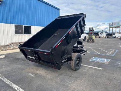 New 2026 Iron Panther 5x8x2 Single Ram Dump Trailer 2,995 GVWR