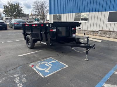 New 2026 Iron Panther 5x8x2 Single Ram Dump Trailer 2,995 GVWR