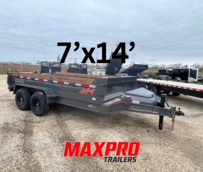 New 2027 Horizon Trailers 7'x14 ft Dump Trailer