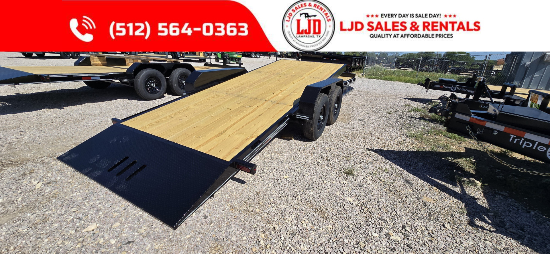 New 2025 AMW - Tilt / Equipment Trailer - 14k GVWR
