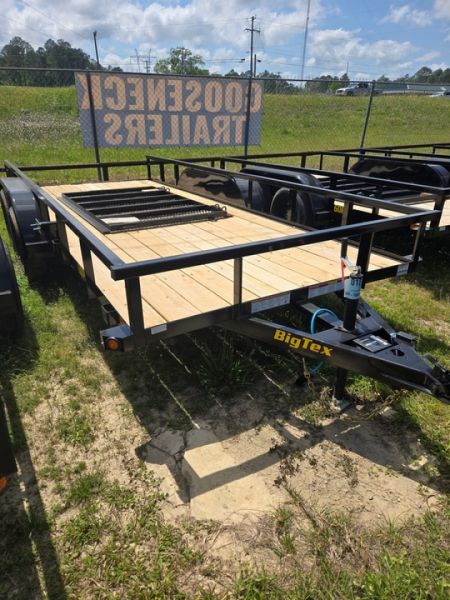 New Big Tex Trailers 12' Tandem Axle Pipe-Top Utility 6000 GVWR
