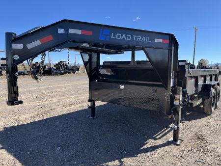 New 2026 Load Trail 83" x 14' Tandem Axle Gooseneck Low-Pro Dump