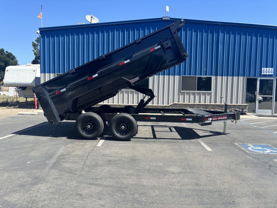 New 2026 ED 7'X14' 3 Scissor Dump Trailer 14,000lbs GVWR