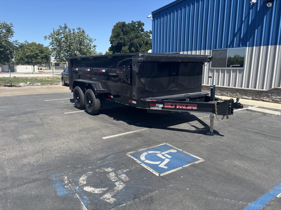 New 2026 ED 7'X14' 3 Scissor Dump Trailer 14,000lbs GVWR