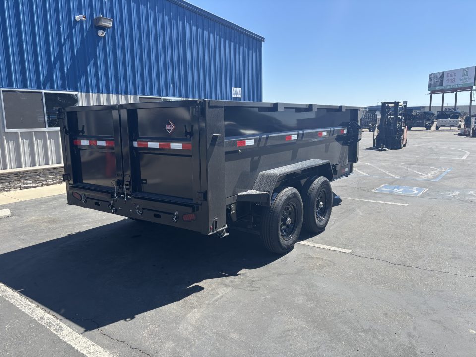 New 2026 ED 7'X14' 3 Scissor Dump Trailer 14,000lbs GVWR