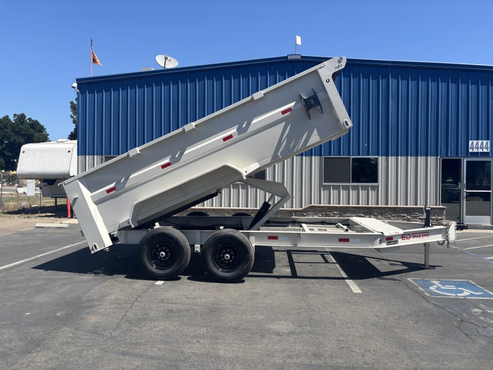 New 2026 ED 7'X14' 3 Scissor Dump Trailer 14,000lbs GVWR