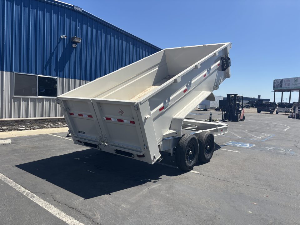 New 2026 ED 7'X14' 3 Scissor Dump Trailer 14,000lbs GVWR