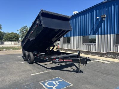 New 2026 ED 7'X14' 3 Scissor Dump Trailer 14,000lbs GVWR