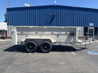 New 2026 ED 7'X14' 3 Scissor Dump Trailer 14,000lbs GVWR