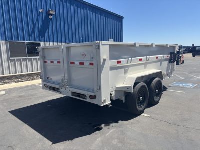 New 2026 ED 7'X14' 3 Scissor Dump Trailer 14,000lbs GVWR