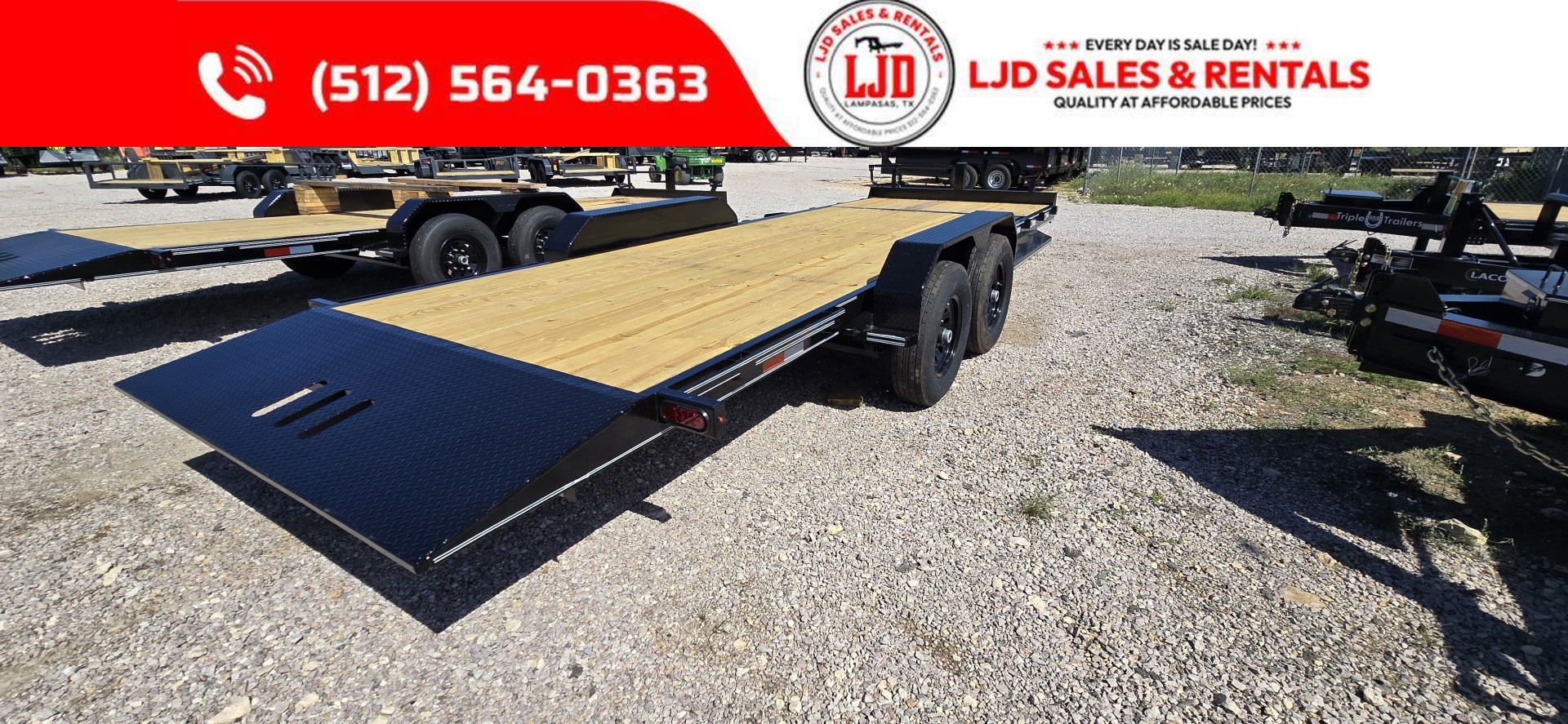 New 2025 AMW - Tilt / Equipment Trailer - 14K GVWR