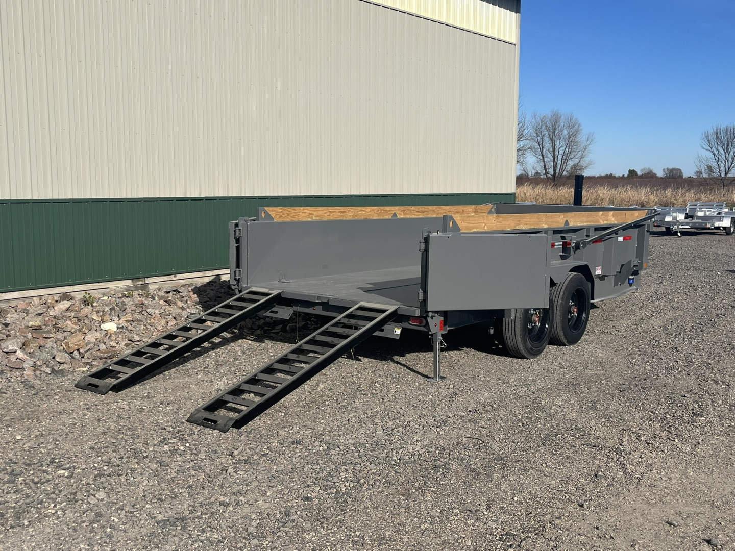 New 2026 16' 18k Diamond C Low-Pro Telescopic Dump Trailer