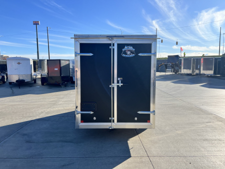 New 2026 Bighorn R&M 6x12 + 2V 6 inches Taller 78” Enclosed DOUBLE DOORS Cargo Trailer