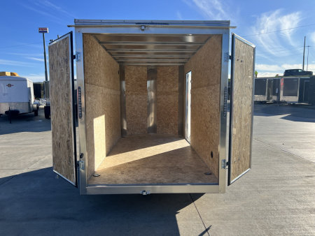 New 2026 Bighorn R&M 6x12 + 2V 6 inches Taller 78” Enclosed DOUBLE DOORS Cargo Trailer