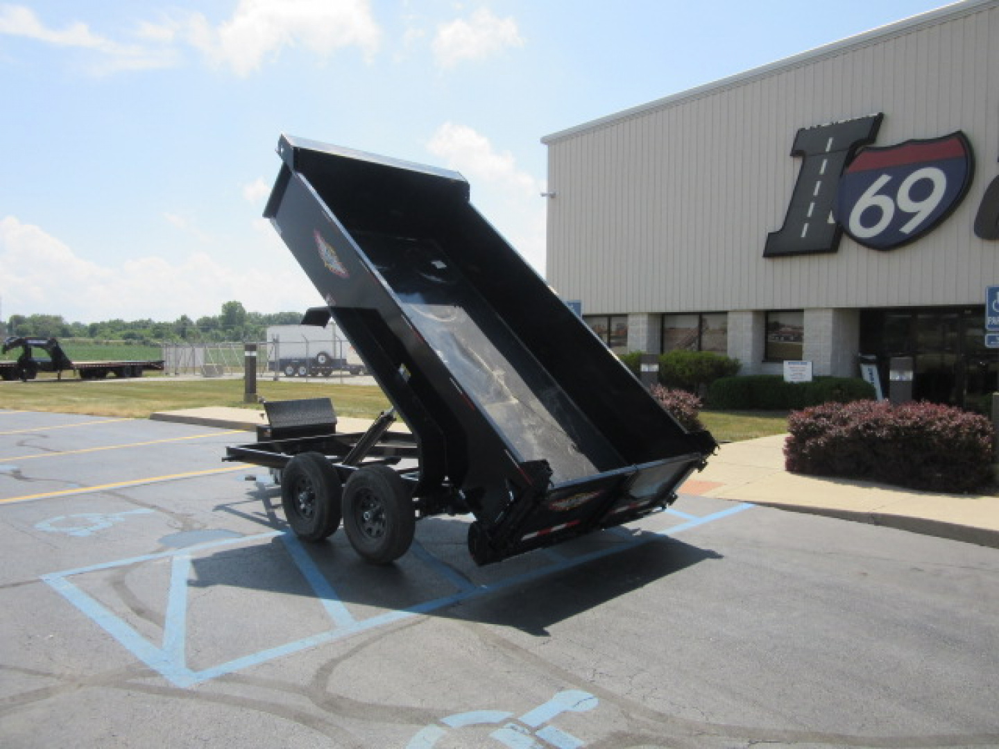 New 2025 H&H Trailers 76 X 12 Single Ram H7612UD-24-100 Dump Trailer 10K