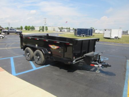 New 2025 H&H Trailers 76 X 12 Single Ram H7612UD-24-100 Dump Trailer 10K