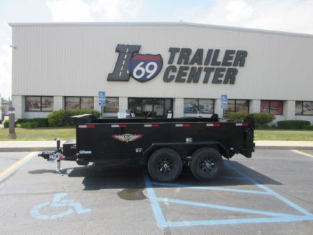 New 2025 H&H Trailers 76 X 12 Single Ram H7612UD-24-100 Dump Trailer 10K