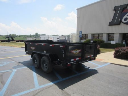 New 2025 H&H Trailers 76 X 12 Single Ram H7612UD-24-100 Dump Trailer 10K