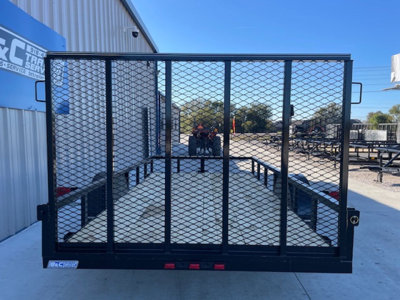 New 2026 DAVIDSON 72X12 SINGLE AXLE UTILITY W/ 4' GATE