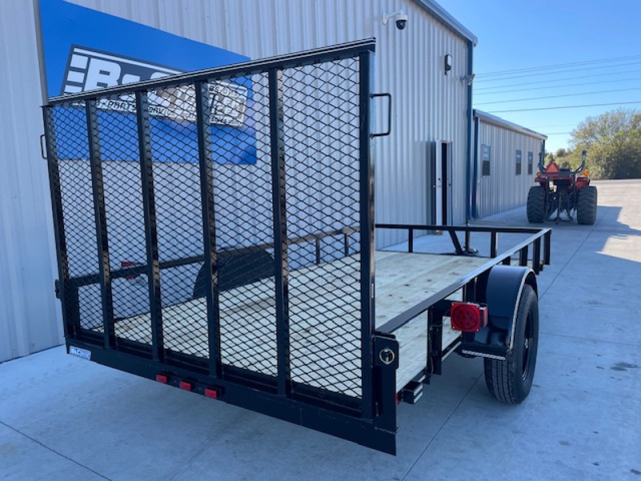 New 2026 DAVIDSON 72X12 SINGLE AXLE UTILITY W/ 4' GATE