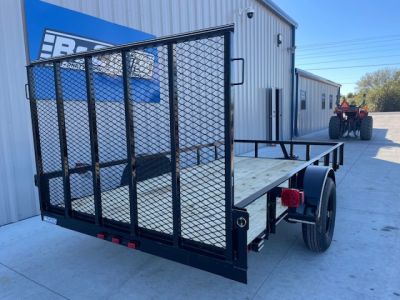 New 2026 DAVIDSON 72X12 SINGLE AXLE UTILITY W/ 4' GATE
