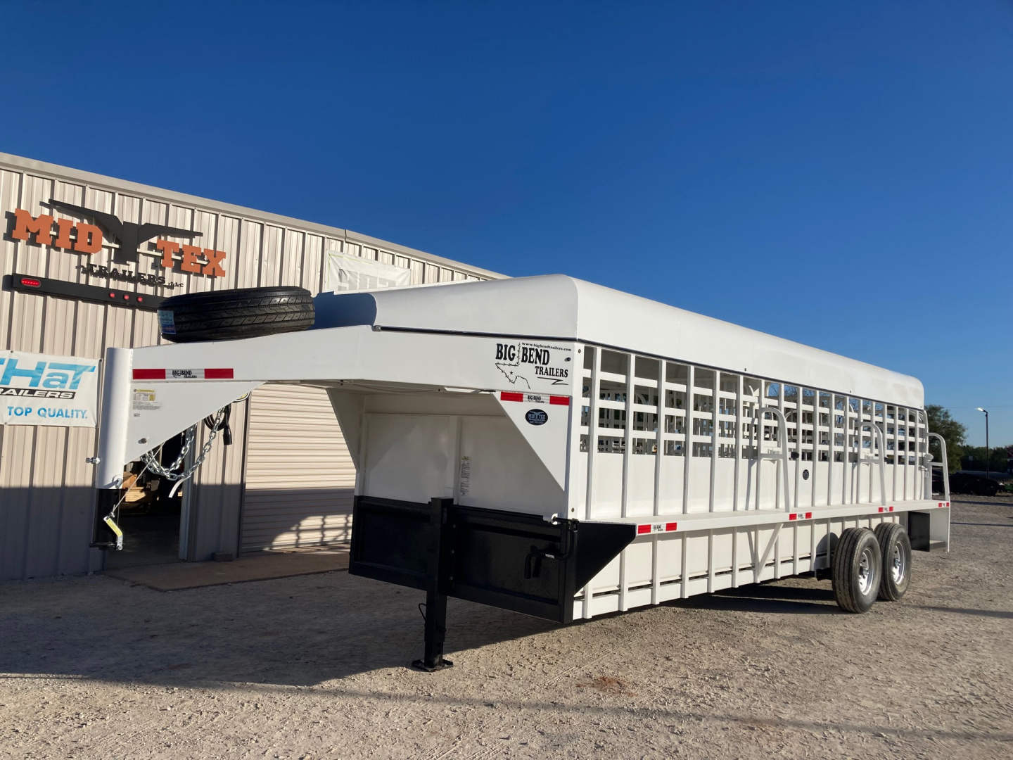 New 2026 Big Bend 24' X 6.8' Stock Trailer/ Swing/ Slider Gate